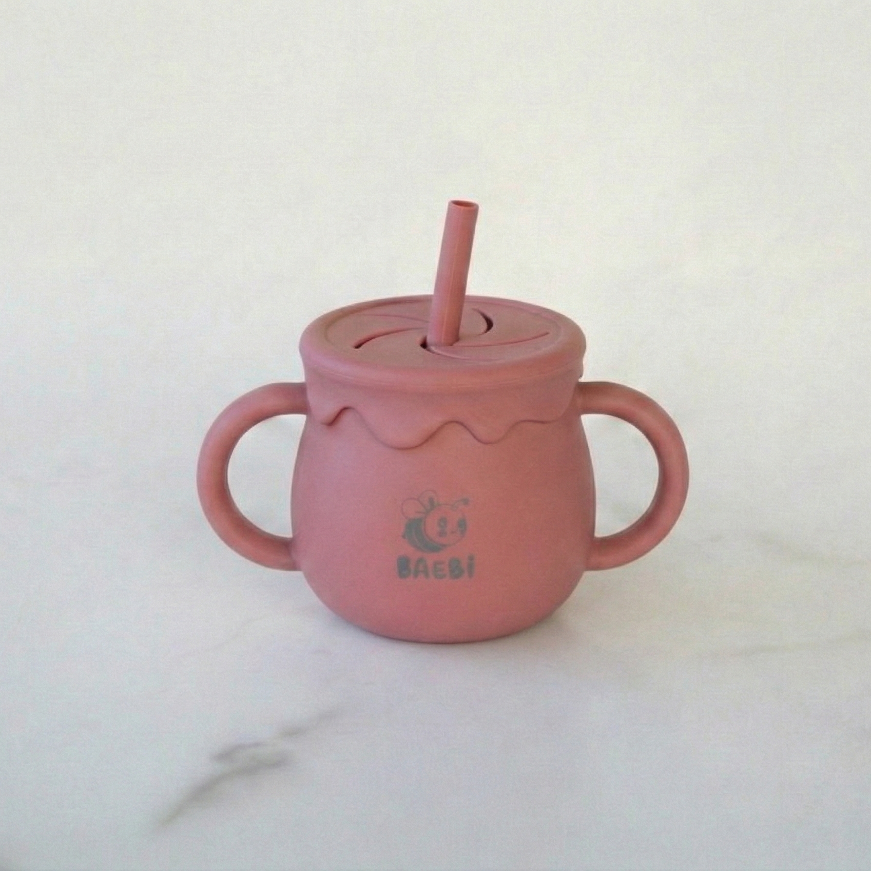 BAEBi 'Honey Pot': 2-i-1 Snack & Sip