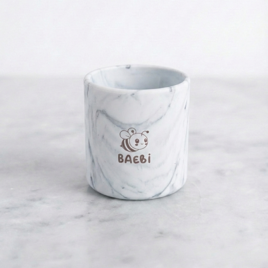 Nordic Drikkekop, White Marble