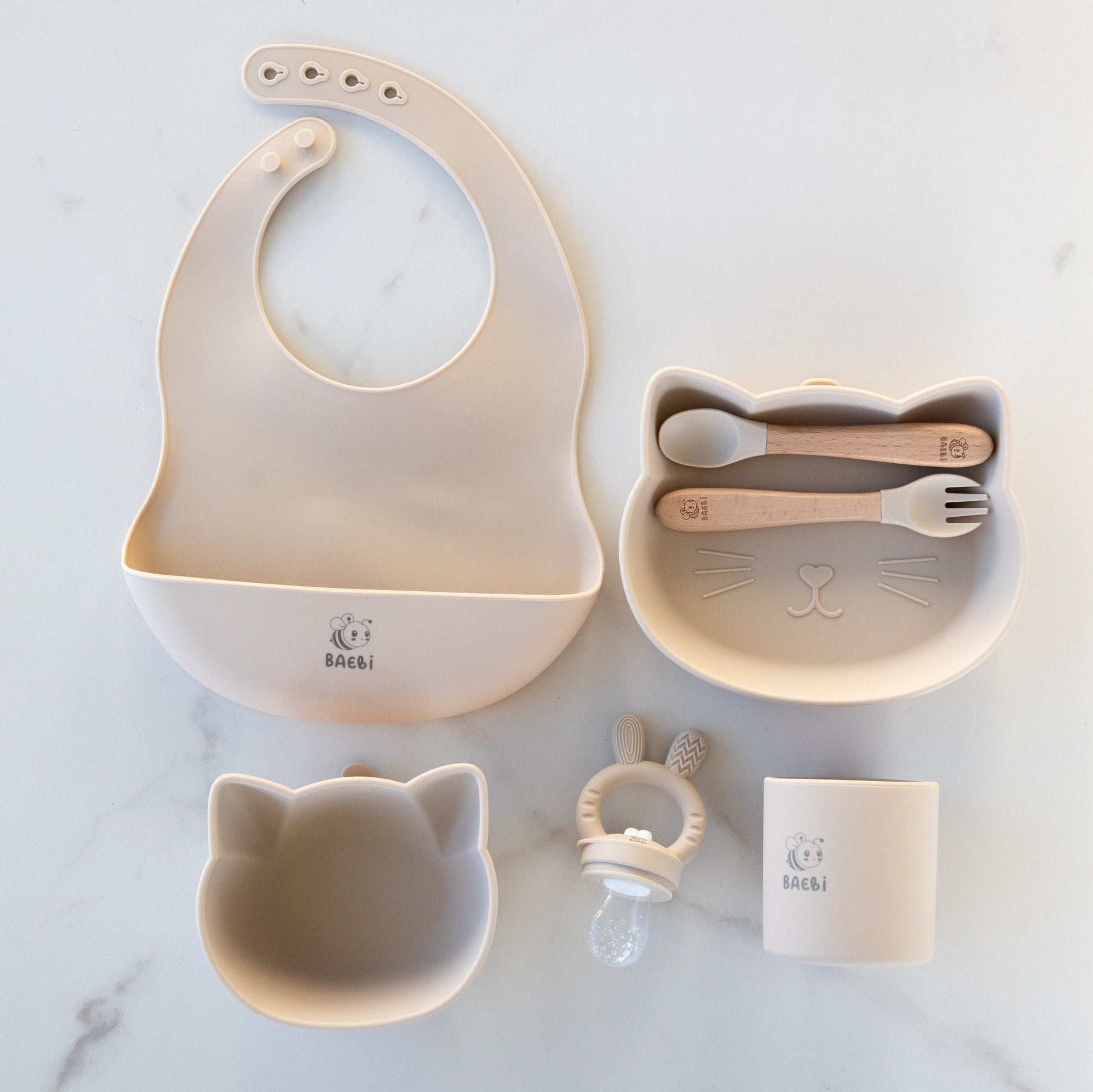 BAEBi 'Deluxe' Spisestart-sæt (6 dele)