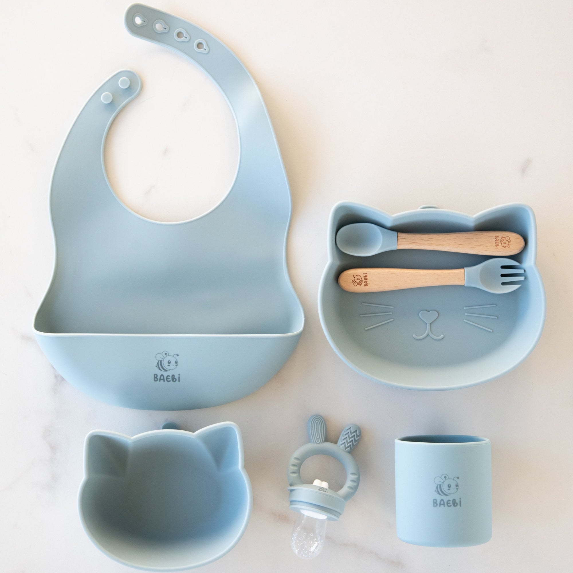 BAEBi 'Deluxe' Spisestart-sæt (6 dele)